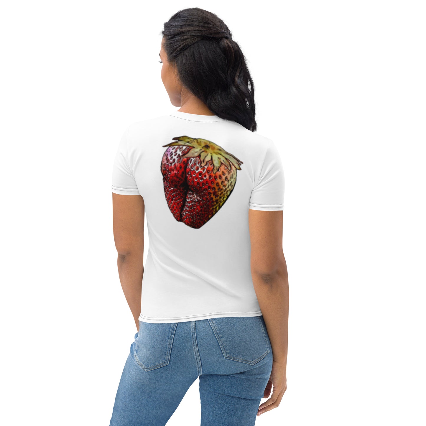 Women's Strawbooty T-shirt (Zac Designed)